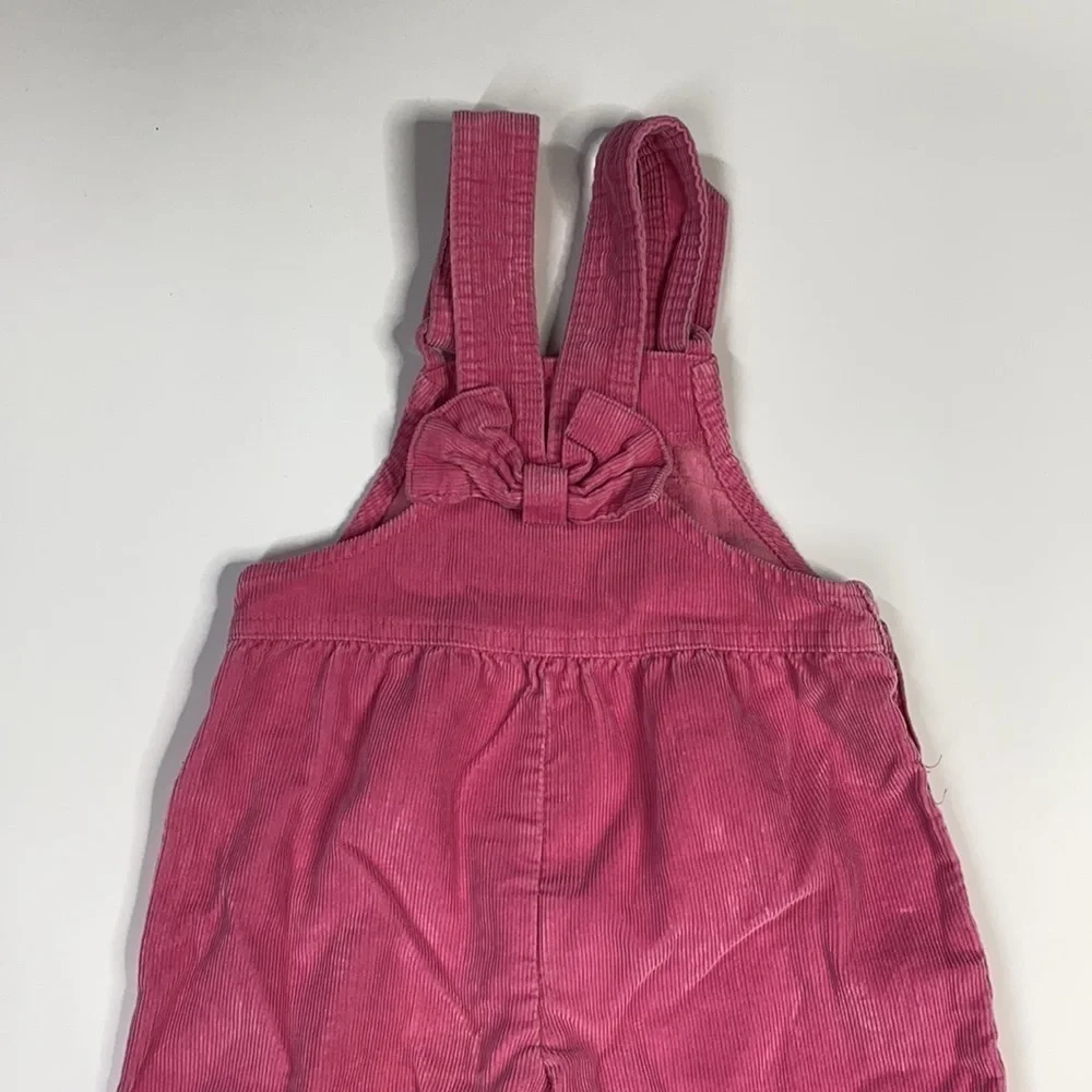 Vintage Oshkosh B'Gosh Pink Corduroy Overalls Girls 4T USA Made